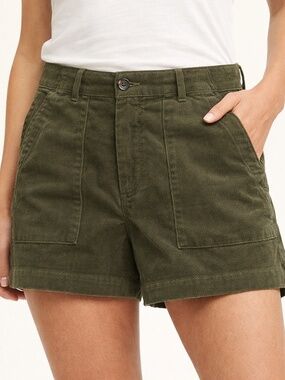 Outerknown Olive Corduroy Shorts - excellent condition